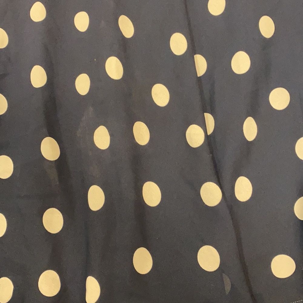 Apart Impressions Navy Blue Polka Dot skirt sz. 14 - Picture 2 of 5